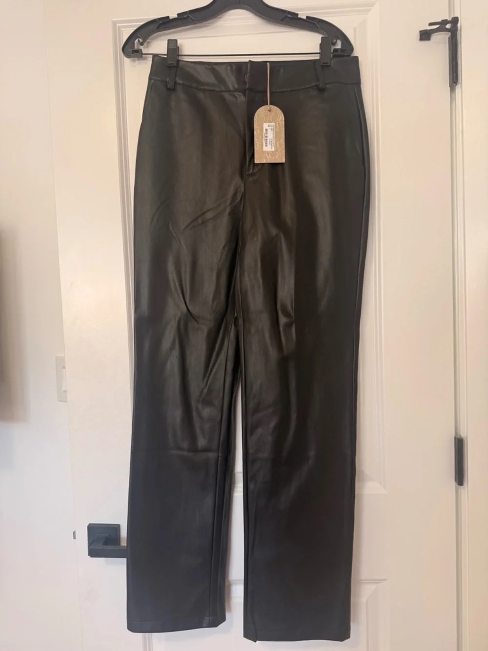 NWT Faux leather pants size S